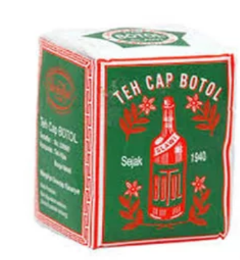 Cap Botol Teh Bubuk Hijau Pck 40 g