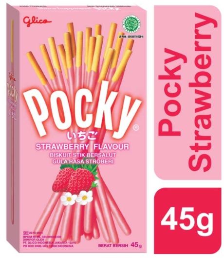 Glico Pocky Srawberry 45g
