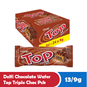 Delfi Chocolate Wafer Top Triple Choc Pck 13/9g
