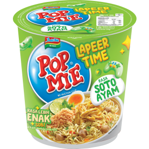 Pop Mie Mi Instan Lapeer Time Soto Ayam Cup 75g