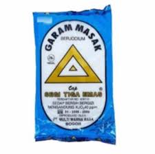 Garam Konsumsi Beryodium (Cap Segi Tiga Emas) 500g