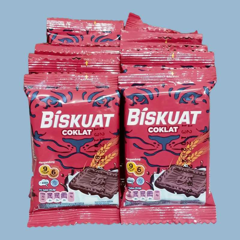 Biskuat Biscuit Energi Coklat Pck 15.2g