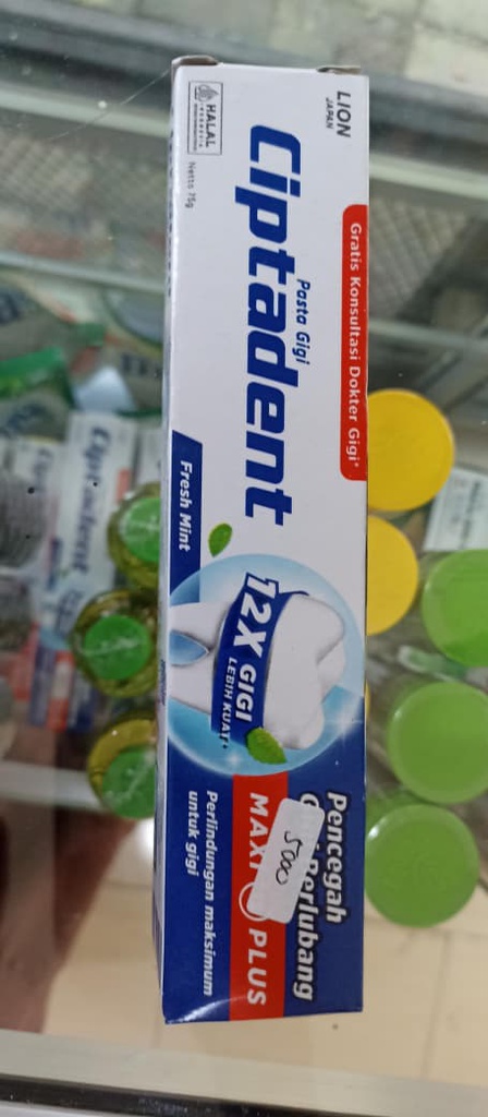 Ciptadent Pasta Gigi Fresh Mint Tub 75g