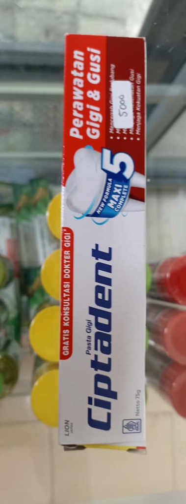 Ciptadent Pasta Gigi Cool Mint Tub 75g