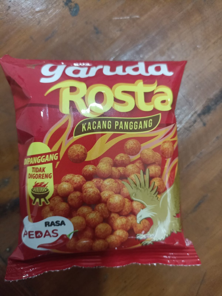GARUDA KACANG PANGGANG ROSTA PEDAS PCK 12/11g