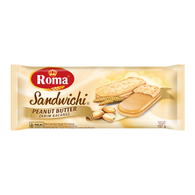 Roma Sandwich Pack Peanut Butter 157g