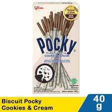 Glico Pocky Cookies &amp; Cream 40g