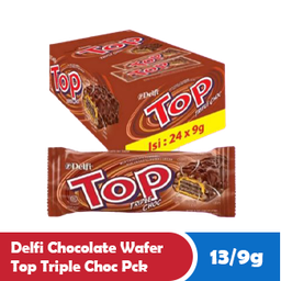 Delfi Chocolate Wafer Top Triple Choc Pck 13/9g