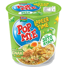 Pop Mie Mi Instan Lapeer Time Soto Ayam Cup 75g